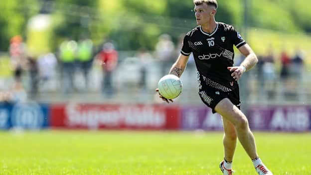 Sligo's Alan Reilly in Tailteann Cup action. Photo by Thomas Flinkow/Sportsfile