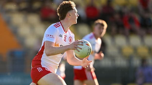 Tyrone minor footballer Ruairí O'Neill. Photo by Ramsey Cardy/Sportsfile