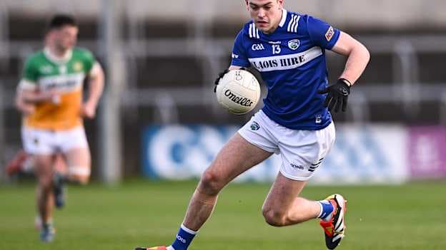 Mark Barry scored a crucial late goal for Laois against Offaly. Photo by Piaras Ó Mídheach/Sportsfile