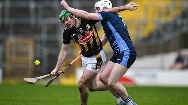Eoin Cody, Kilkenny, and Shane Bennett, Waterford, in Allianz Hurling League action. Photo by Ray McManus/Sportsfile
