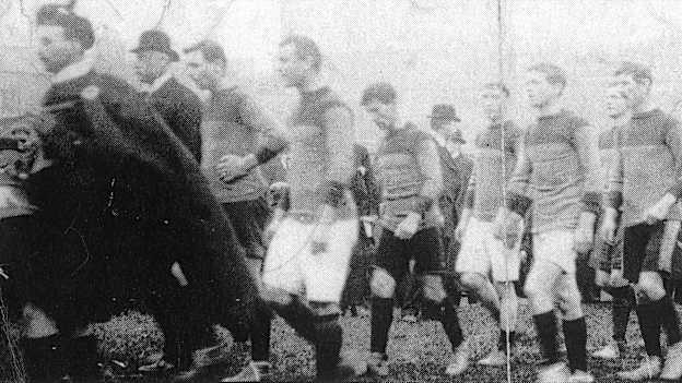 Teams Parade Before the 1913 Football All Ireland Final