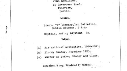 John Shouldice Military History Statement